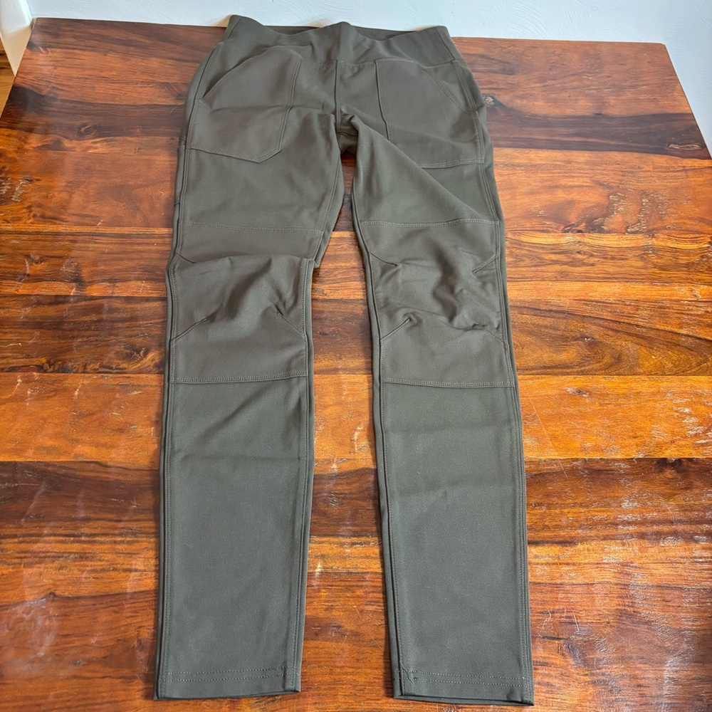Carhartt Force Fitted Utility Work Leggings Dark Olive Green Small Regular 4/6
